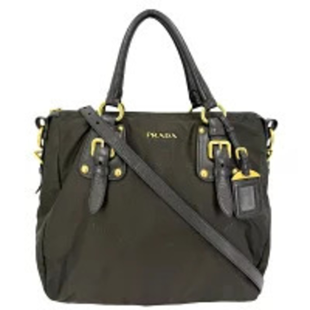 Prada handbag shoulder bag cross Body Bum Crossbody Belt brown